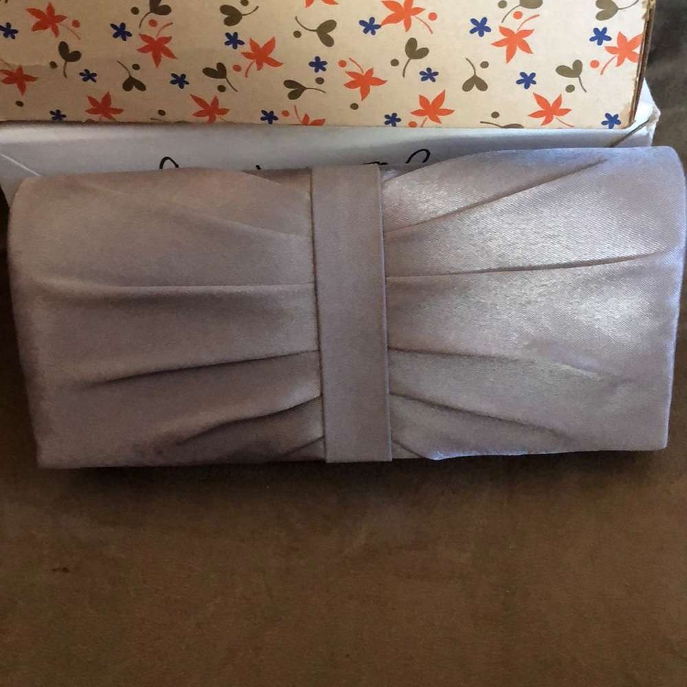 Silver clutch by RSVP